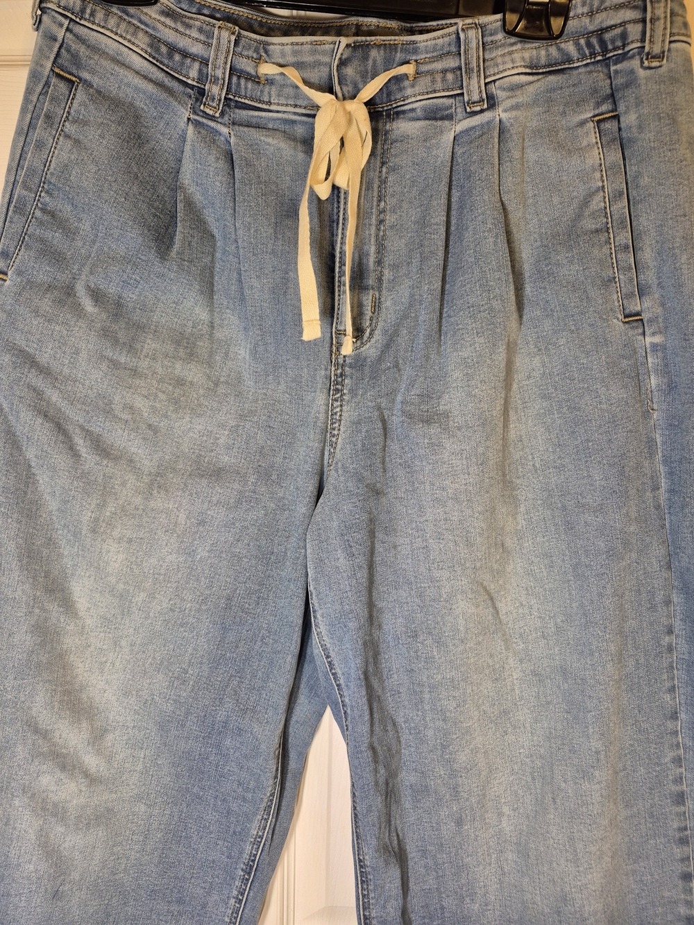 Torrid cropped wide-leg denim pants